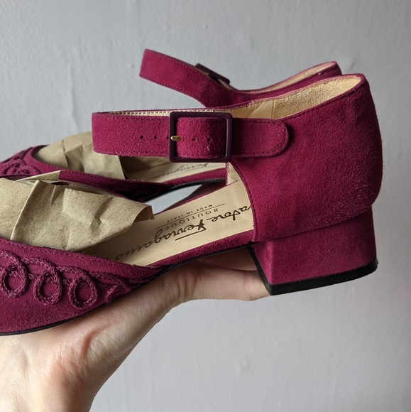 Salvatore Ferragamo Suede Heels - Picture 6 of 10